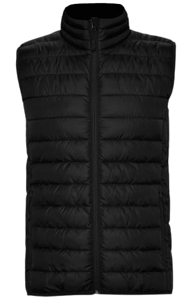 Chaleco acolchado ROLY Oslo tacto pluma con acabados premium para hombre