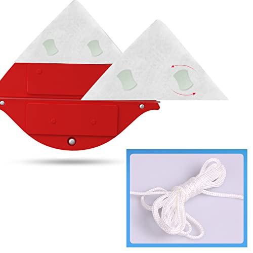 Xubx Magnetic Window Cleaner, Double Side Glass Cleaning Brush, Glass Wiper Cleaning Tools, Washing Glass Surface Cleaning Wiper With Strong Safe Rope For High-Rise Building Windows Thickness 3-8Mm - 8