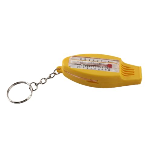 Termómetro, Silbato, Lupa y Brújula 4 en 1 ZJchao para Camping y Senderismo con Diseño Ligero ABS miniatura 1