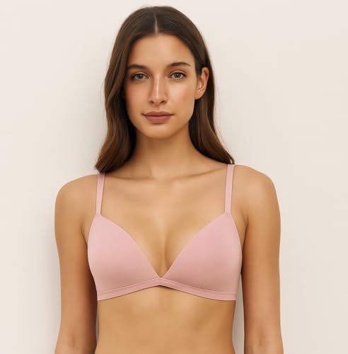 Image of Viola's Secret 6 Pack of Color Print T-Shirt Bras B Cup C Cup and D Cup