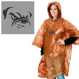 Poncho de pluie NFL Cleveland Browns étanche et léger avec capuche intégrée