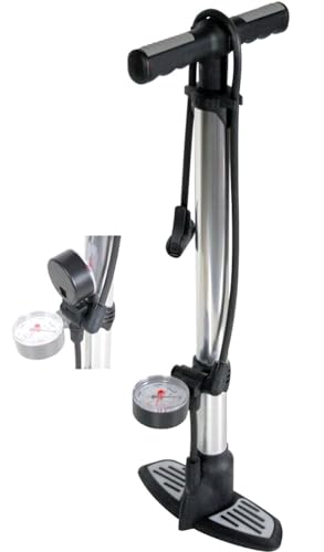 Bomba de bicicleta Valex de aluminio inflador ligero para evitar ruedas desinfladas