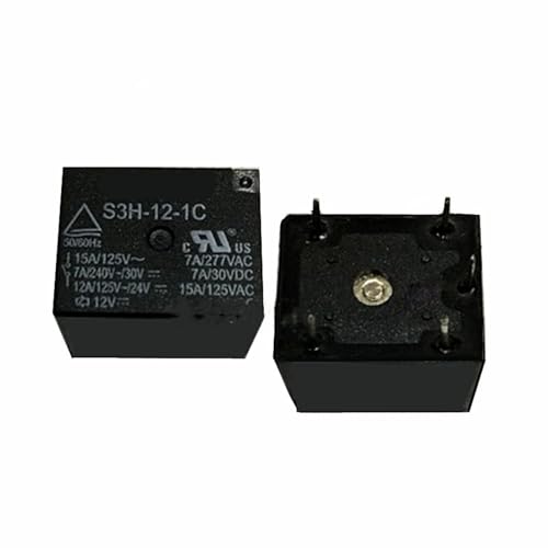 Relais S3H-12-1C 10A haute performance 12VDC pour commutation stable de carte électronique