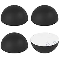 EIHI 4 Stück Lautsprecher Füße Für Subwoofer, Effektive Resonanzdämpfer,Lautsprecher, Verstärker,Plattenspieler,Schwingungsdämpfer, Absorber(Schwarz,A)