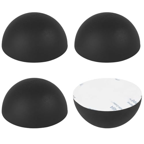 EIHI 4 Stück Lautsprecher Füße Für Subwoofer, Effektive Resonanzdämpfer,Lautsprecher, Verstärker,Plattenspieler,Schwingungsdämpfer, Absorber(Schwarz,A)