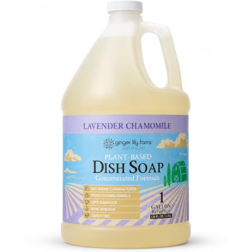 Ginger Lily Farms Plant-Based Liquid Dish Soap Refill