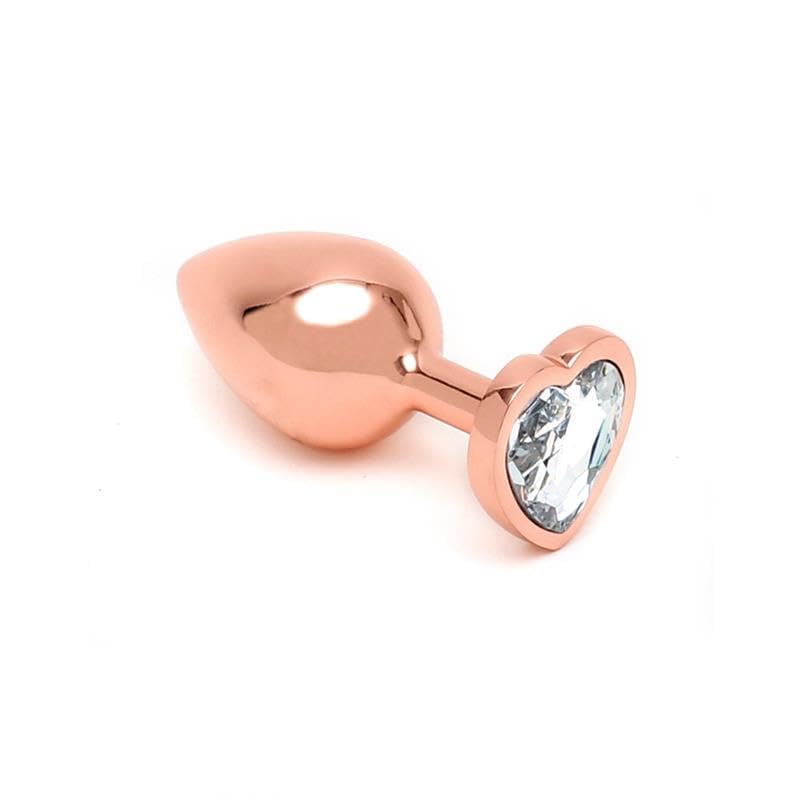 Rimba Toys Pisa Plug Anal En Forme De Cœur Or/Rose