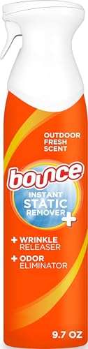 Bounce Anti Static Spray, 3 in 1 Instant Anti Static Spray & Instant Wrinkle Release, Odor...