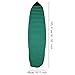kowaku Surfboard Sock Covers Green and Black Stripes Organizer Polyester Striped Pattern Sleeve Surfboard Bag for Snowboard Paddleboard, Lengt 5.1ft