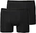 Produktbild Schiesser Jungen 2 Pack Unterwäsche Boxershorts - 95/5 Organic Bio Baumwolle Größe 140 Bis 176, Schwarz_173534, 164 EU