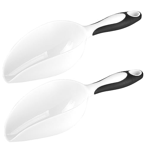 Guowall Pelles à Glace En Plastique, 2 Pièces Pelle de Cuisine pour Farine de Glace
