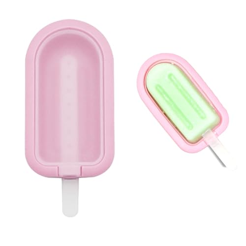 Reusable Silicone Ice Cube Tray – Single Piece Mold with Stick for Ice Pops, Popsicles, and Frozen Treats – Ideal for Homemade Refreshments