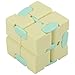 Aqur2020 3pcs Infinite Cube Fidget Toy Set Matte Plastic Decompression Cube for Adults and Children, 1.6 Inch Flip Puzzle for Office Home Stress Relief and Focus Improvement