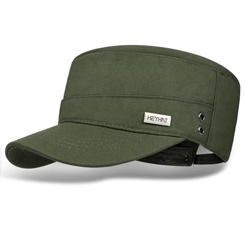 BSBUY Gorra Militar de Algodón para Hombre y Mujer, Viseras Ajustable de Béisbol
