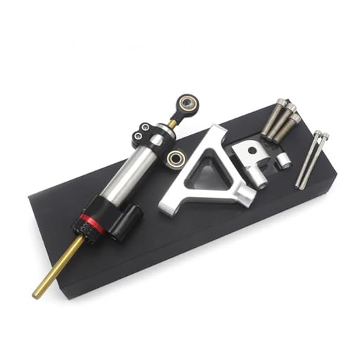 Stabilisateur de direction CNC pour moto Kawasaki ZX6R 2007-2008 avec son support de fixation