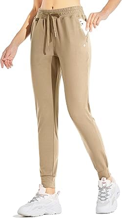 Pantalon de course à pied thermique femme Willit contre le froid et la pluie fine
