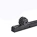 1.5Mod 15T Hardened Steel Pinion Gear Motor Gear with Step Bore 10mm Outer Dia 25.5mm Teeth Height 12mm with Set Screws (Bore 10mm)