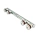 C.R. LAURENCE ARC180PS CRL Polished Stainless Arctic 180 Series Glass-to-Glass Hinge