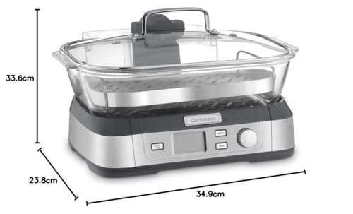 Cuisinart STM-1000 Cook Fresh Digital Glass Steamer, Stainless Steel
