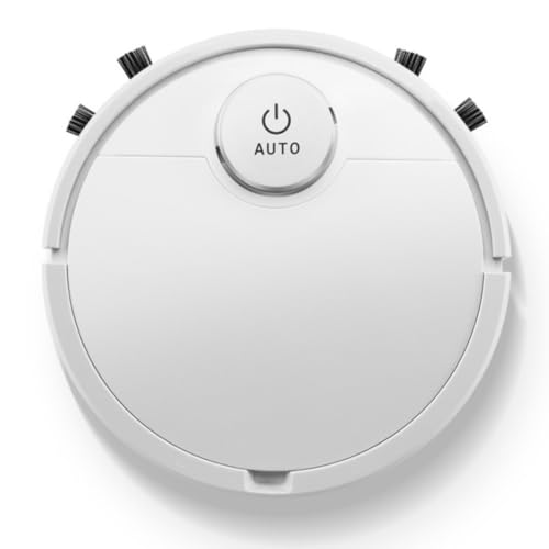 Healvian Robot y Función de Absorción de Polvo y Basura Aspirador Automático Batería de 3000mah para Limpieza en Suelos Planos y Mármol