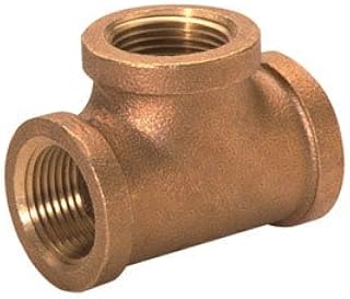 JMF 3/8 in. FPT X 3/8 in. Dia. FPT Brass Tee