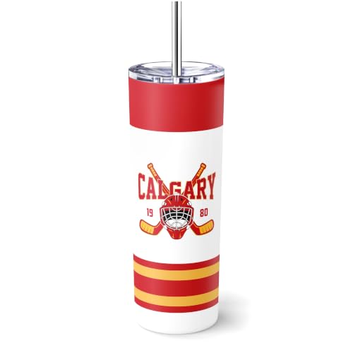Image of ANTKING Calgary Tumbler 20oz Travel Mug Custom Name Number Gifts | Stainless Steel Insulated Coffee Cup for Men Women