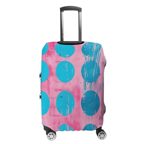 Travel Luggage Cover Elastic Washable Suitcase Cover Fashion Scratch-Resistant Baggage Covers Neon And Teal Suitcase Protector Fit 18-32 Inch Luggage4