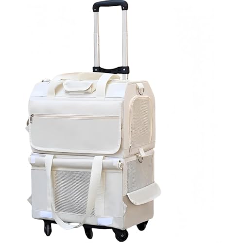 Vlfn ��w�y�b�g�L�����[�o�b�O ��e�� �Ɨ��X�y�[�X 360�x�L���X�^�[ ��񂰃V�����_�[���p ���b�V���ʋC �y�� �R���p�N�g�܂��� ������� ���S�݌v �������ȒP �ϋv�� ���@�\ �y�b�g�J�[�g �^����h�~? (�z���C�g)