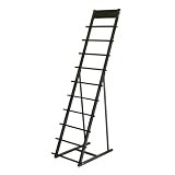 ZYJIX Fliesen-Display-Rack, Heavy Duty Metall Sample Organizer für Showroom & Messe.10 Tier Carbon Steel Stand mit U-Slot Design.Strapazierfähiges, Rostbeständiges Finish.Leichte Montage.