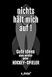 Notizbuch für Hockey-Spieler: Originelle Geschenk-Idee [120 Seiten gepunktet Punkte-Raster blanko Papier]