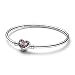 Produktbild Pandora Moments Marvel Spider-Man Maske Kugelverschluss Armreif aus Sterling Silber, aus der Marvel x Collection, Größe: 21, 592324C01-21