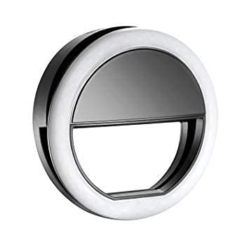 Avika Selfie Enhancing Ring Light with 3 Different Level of Brightness for Photography Video Calling in Smart Phones Laptop Tablet with 36 LED {White}