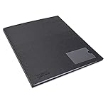 Rapesco 1648 Germ-Savvy Antibacterial, Hardcover Polypropylene Presentation Folder 12 Pockets A4, Black