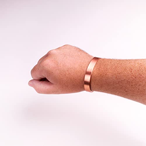 Apex Copper Bracelet, Solid Band2