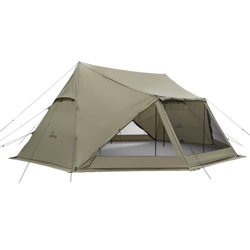 N NORTHPEAK CREATE THE OUTDOORS OCTA SHELL OLIVE GRAY 韓国ブランド ファミリーテント シェルター テント 10人用