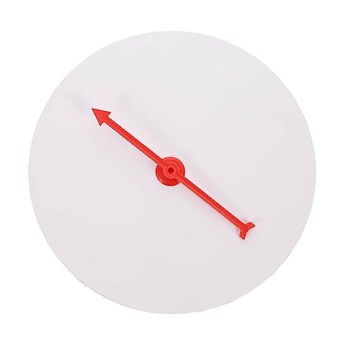 EXCEART Turntable Blank Slate Game for Family Prize Wheels Prize Drawing Wheel Math Game Wall Chess Board Draw Game Desktop Turntable to Rotate Number Foam Blank Board White