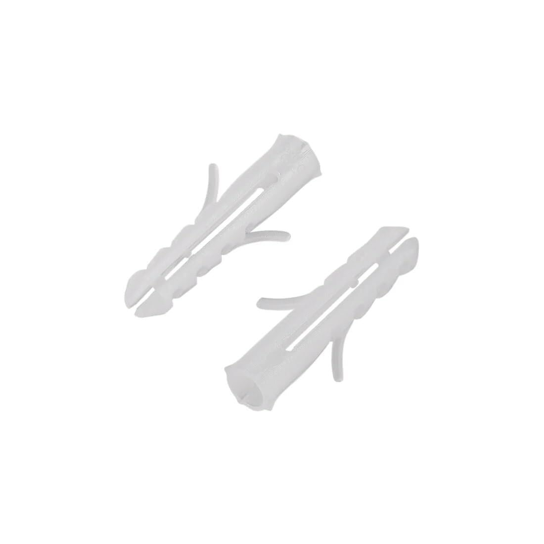 Wanddübel, 50 Stück 4 mm x 20 mm Kunststoff-Expansionsrohrsäule, Betonankerwand, weiß, for Hausgarten, DIY-Anwendung