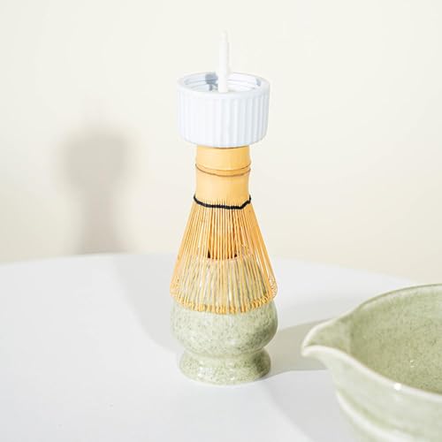 2PCS Matcha Electric Whisk -Rechargeable Handheld Automatic Whisk Easy To Use And Clean For Matcha Tea Lovers Bamboo Whisk With Fine Teeth For Matcha Beginners And Enthusiasts - Image 4