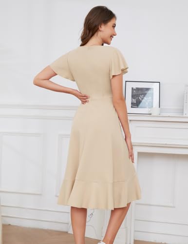 Image of DRESSTELLS Women's Cocktail Dresses 2026, Formal Fall Wedding Guest Dress