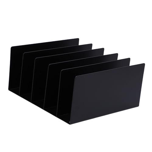Organiseur de bureau portable 5 compartiments en fer forgé robuste GOWENIC - 2
