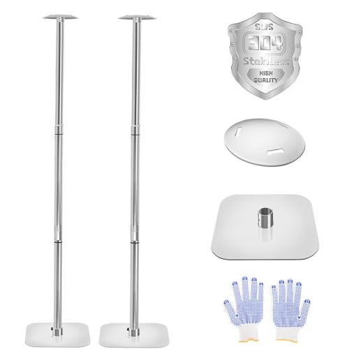 Stainless Steel Boat Cover Support Poles (Pack of 2)