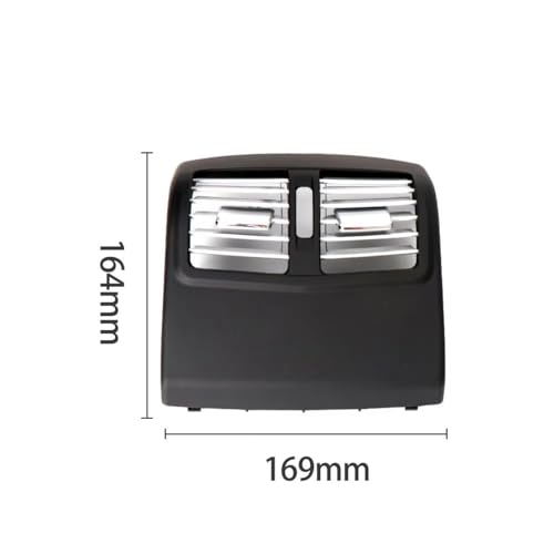 Grille d'aération arrière pour Benz Classe E 2014-2016 noir - 2