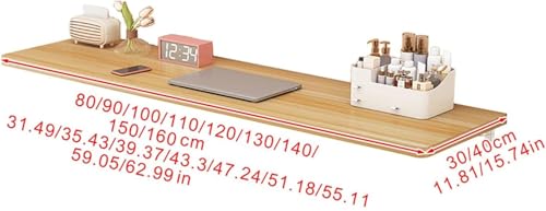 Bureau mural pliable peu encombrant et établi flottant polyvalent pour cuisine - 6