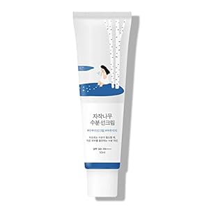 ROUND LAB Birch Juice Moisturizing Sunscreen (SPF50+ PA++++) | A moisturizing sunscreen, No White Cast, Strong UV Protection, Moist Essence Type, Ocean Friendly-Reef Safe (1.69fl.oz)