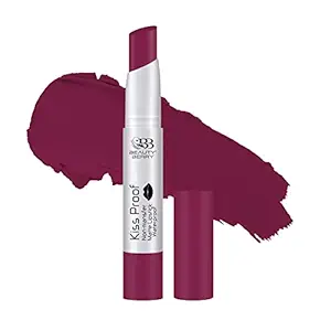 Beauty Berry Kiss Proof Non Transfer Matte Lipstick for Women, Waterproof Long Lasting Lip Crayon, (PLUM PRETTY-19, 1)