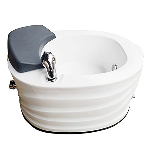 ZYQDRZ Lavabo De Pedicura para Salón De Uñas, Cuenco De Pedicura Acrílico con Boquilla, Sillón De Pedicura para SPA, Ducha De Pies, Sala De Masajes, Mobiliario Y Equipo De Pedicura para Uñas Cover
