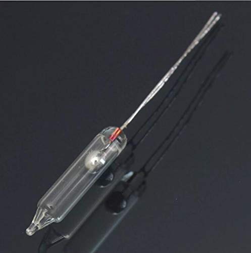 SUCAN 10pcs 3 Mm PZ-101 Interrupteurs Au Mercure Du Capteur D'inclinaison 20V 0.5A Travail Angle 10 °