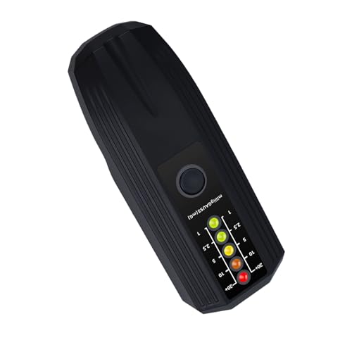 Medidor portátil de campo EMF Hemobllo, negro miniatura 1
