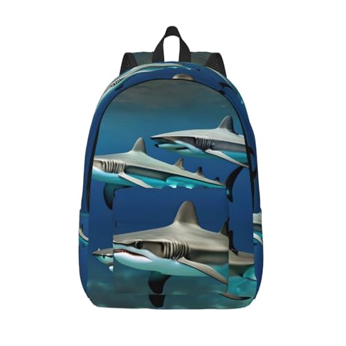 Sac d'ordinateur pour voyage EdWal protecteur avec compartiment pc et style requin