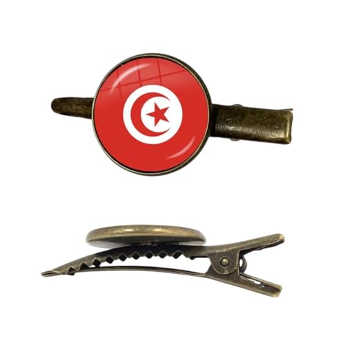 New 2026 Malta Zambia Zimbabwe Latvia Armenia Azerbaijan Saudi Uae Morocco National Flag Glass Tie Clip For Men Shirt Jewelry Fashion Accessories Creative Gift